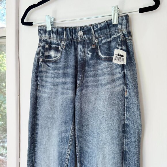 NWT Rag & Bone Miramar Terry Jogger Pants Jeans Printed Denim Size XXS - Picture 4 of 10